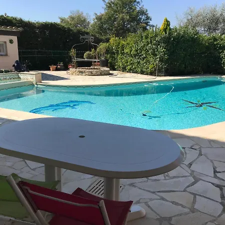 2 Pieces Rdc Villa Piscine La Roquette-sur-Siagne Exterior photo