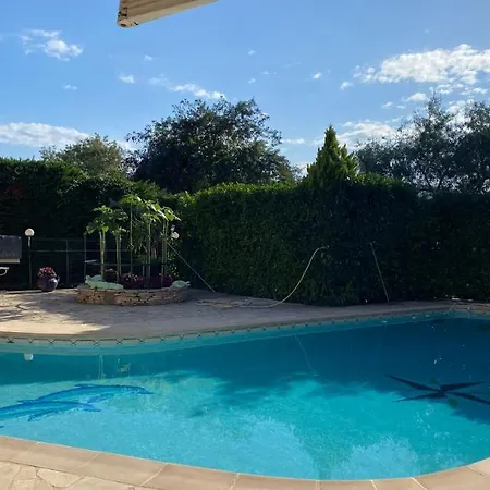 2 Pieces Rdc Villa Piscine La Roquette-sur-Siagne Exterior photo